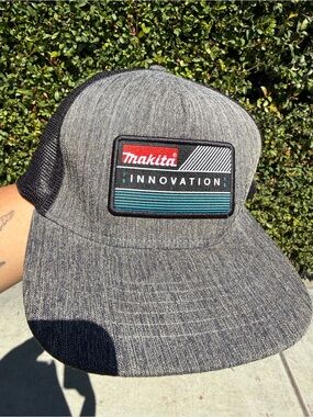 Makita Gray Innovation Patch Trucker Hat